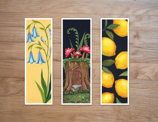 Art Print Bookmarks Set (3)