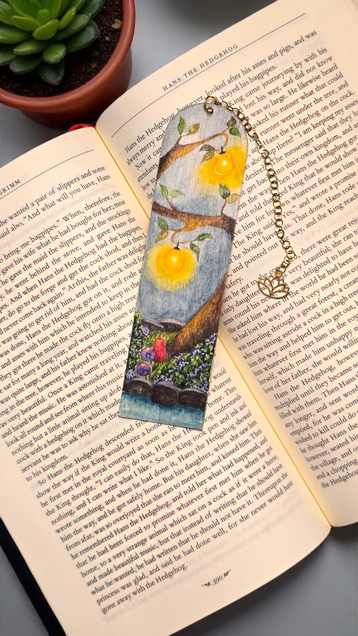 "Enchanted Forest" Miniature Art Bookmark