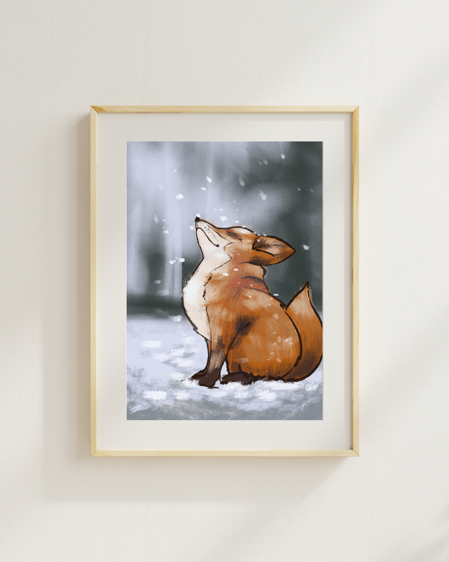 Snowy Wonderland Art Print