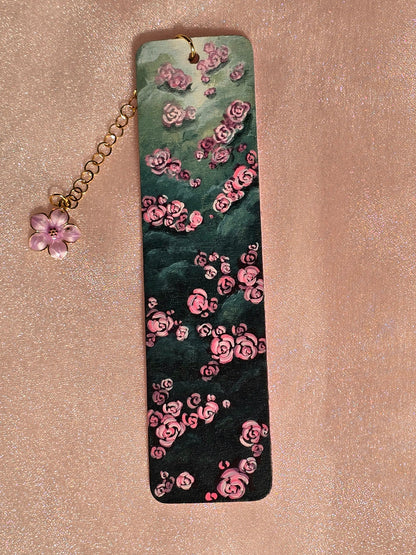 "Rose Garden" Miniature Art Bookmark