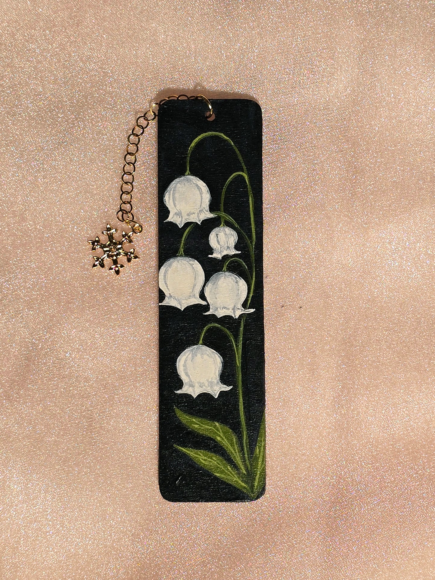 "Moonlight Bell" Miniature Art Bookmark