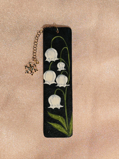 "Moonlight Bell" Miniature Art Bookmark