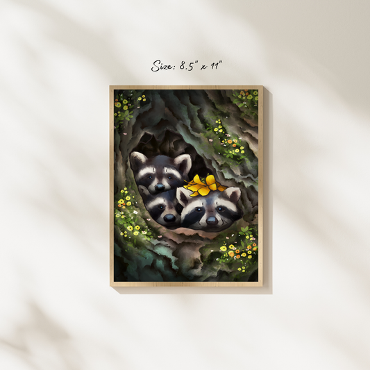 Peekaboo Art Print