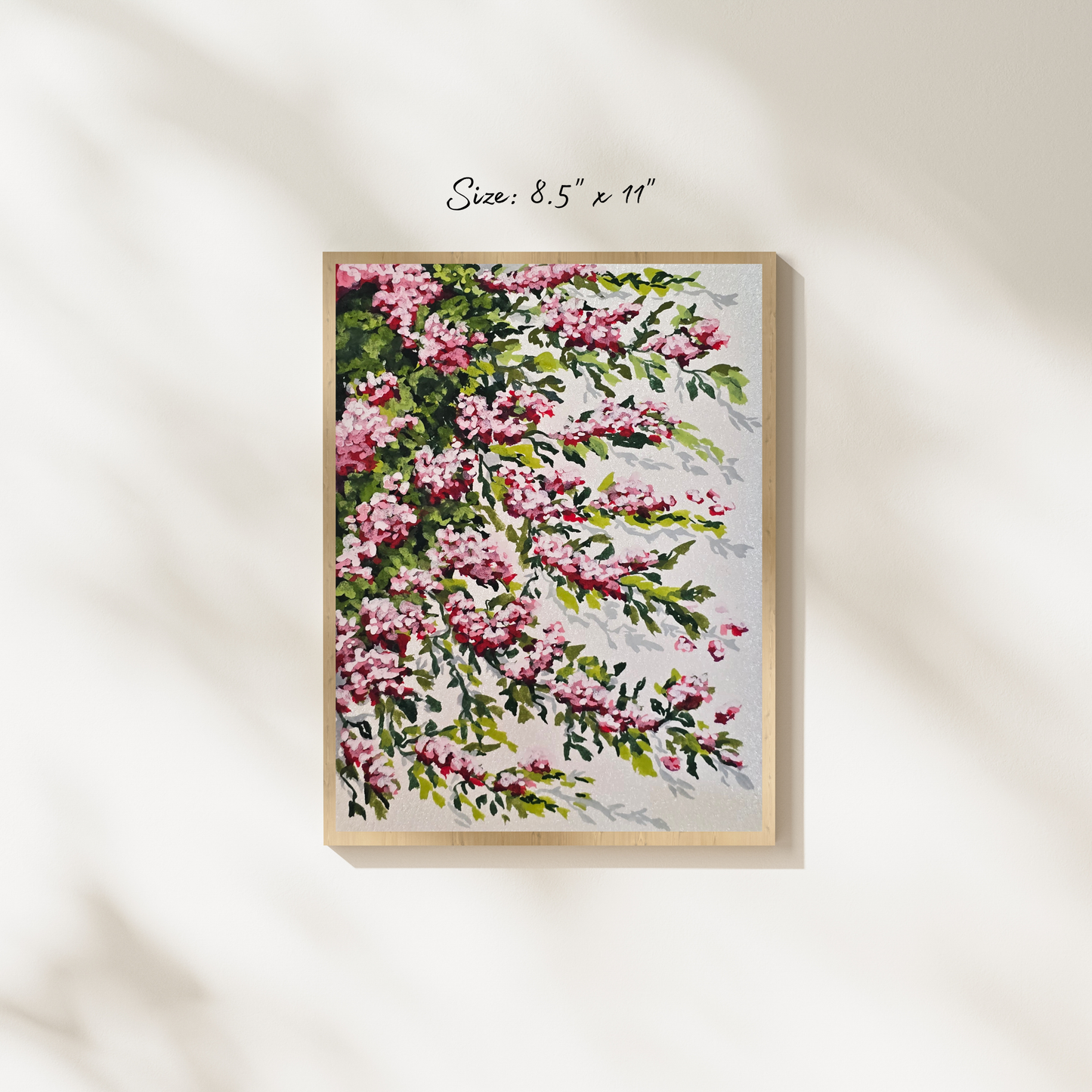 Sleeping Flower Wall Art Print
