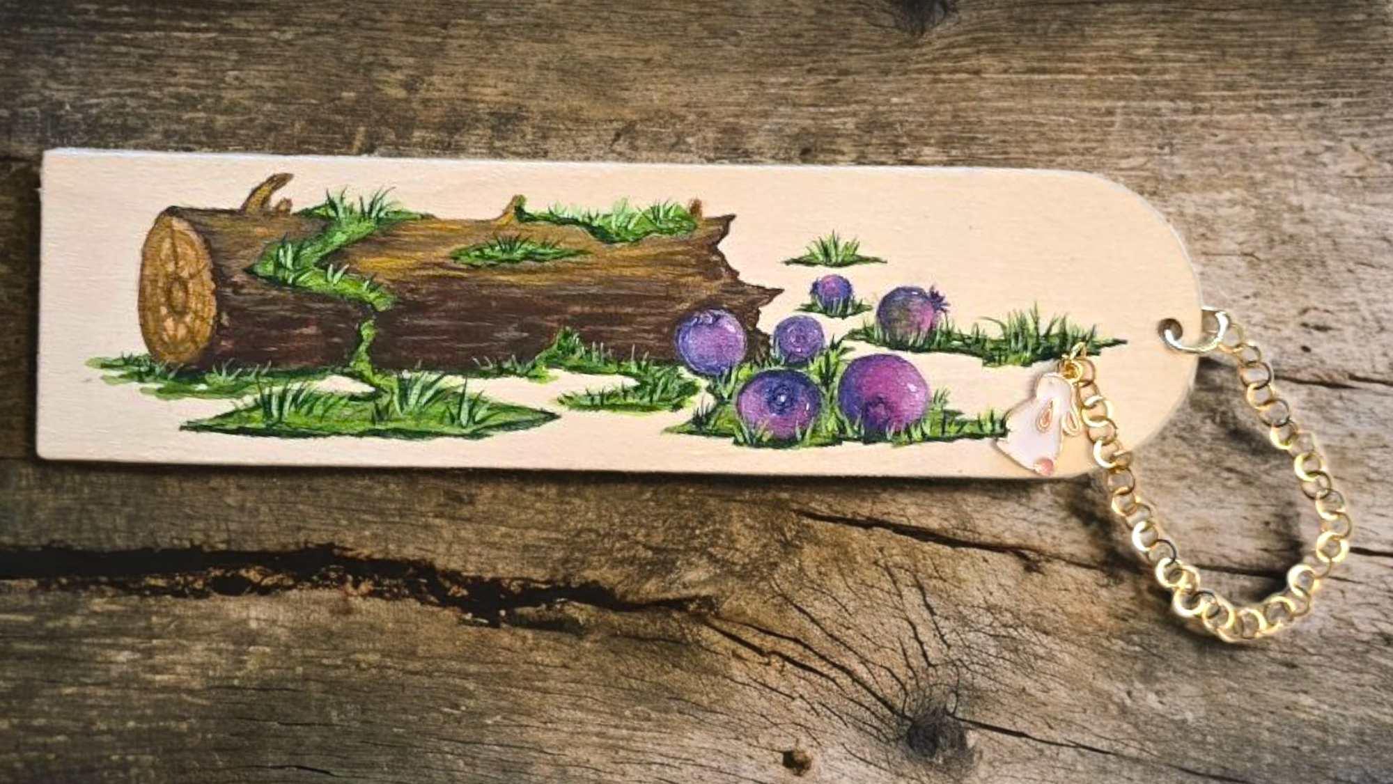 "Forest Spell" Miniature Art Bookmark