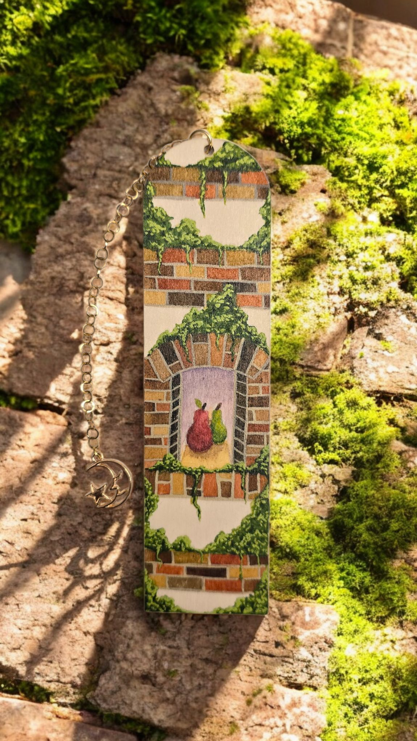 "The Pair" Miniature Art Bookmark