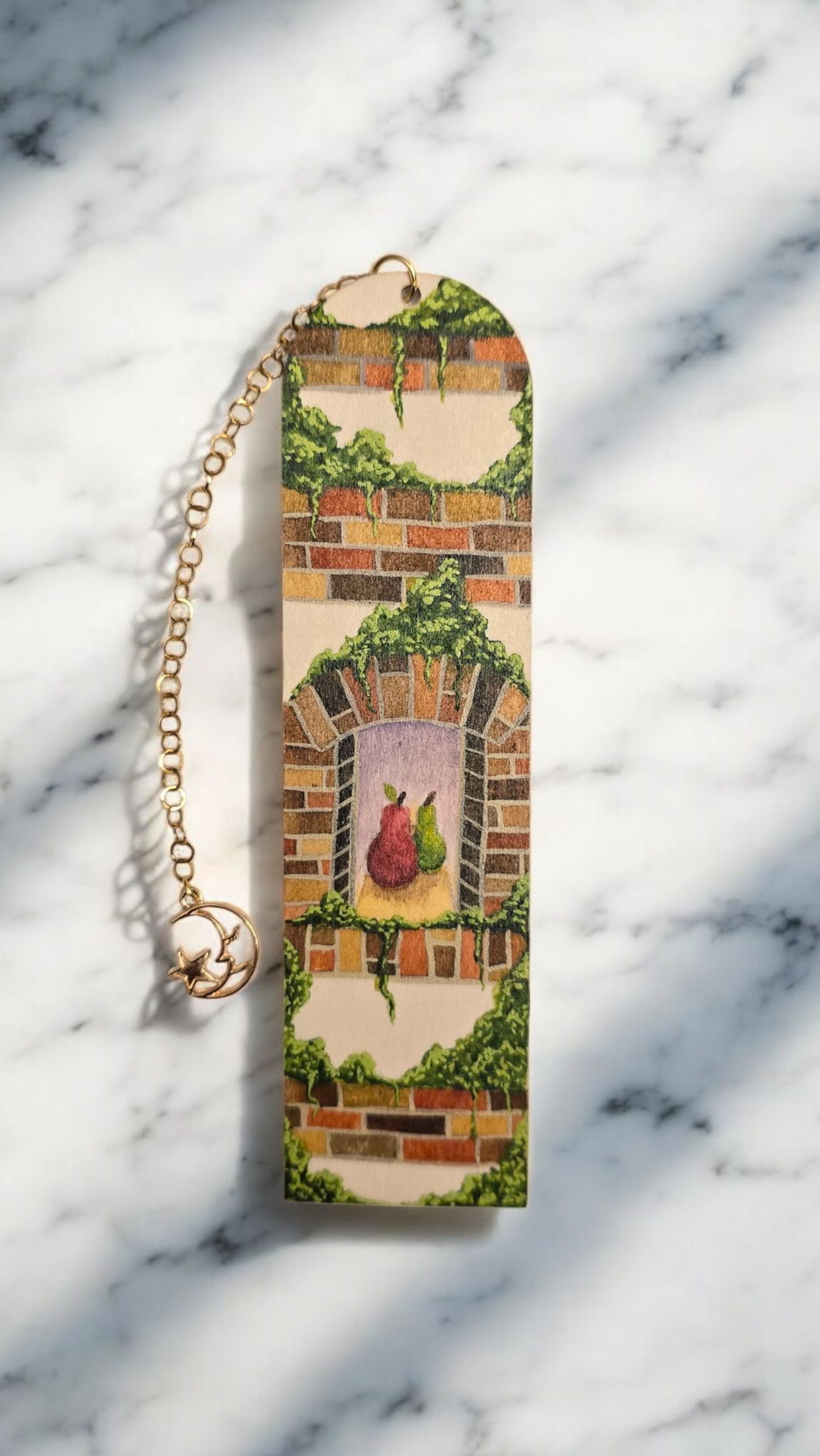"The Pair" Miniature Art Bookmark