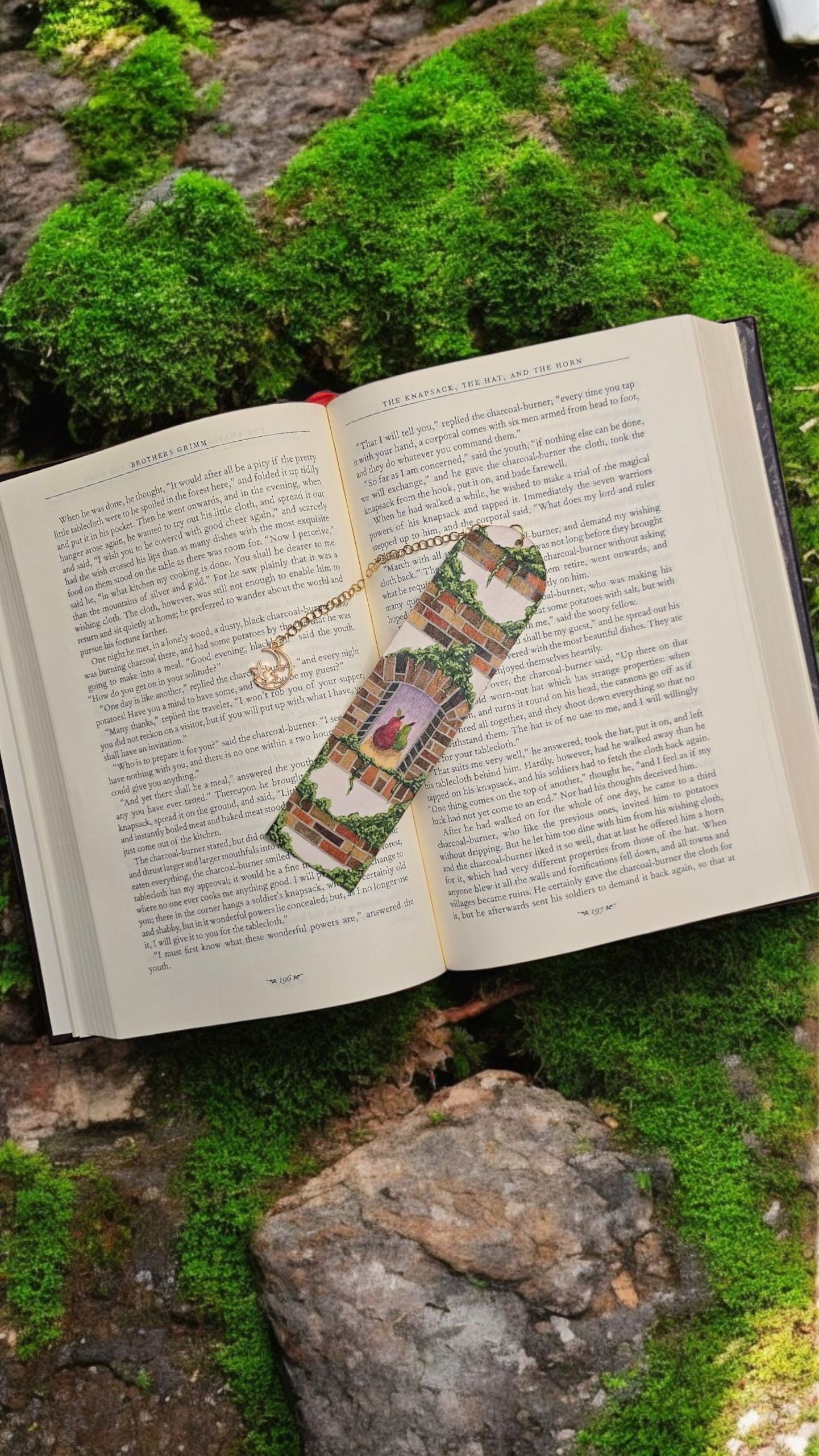 "The Pair" Miniature Art Bookmark