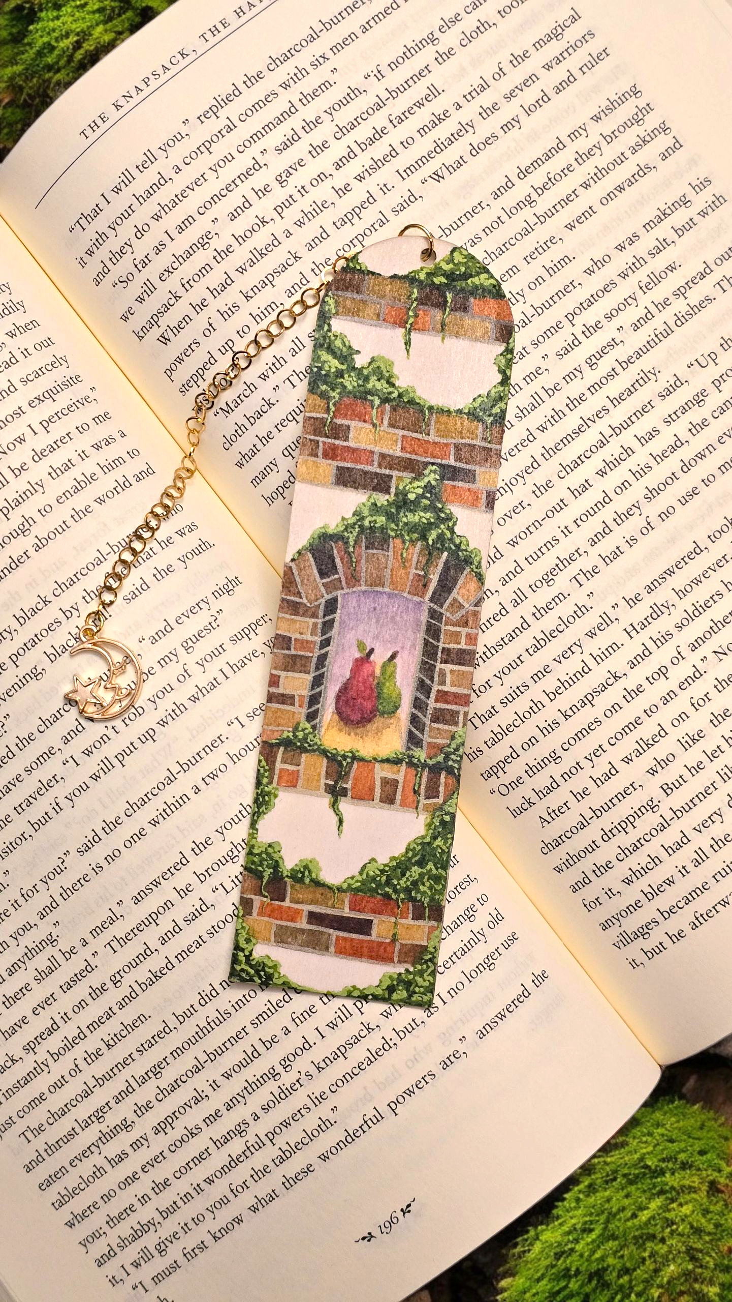 "The Pair" Miniature Art Bookmark