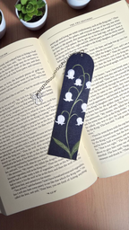 "Moonlight Bell" Miniature Art Bookmark