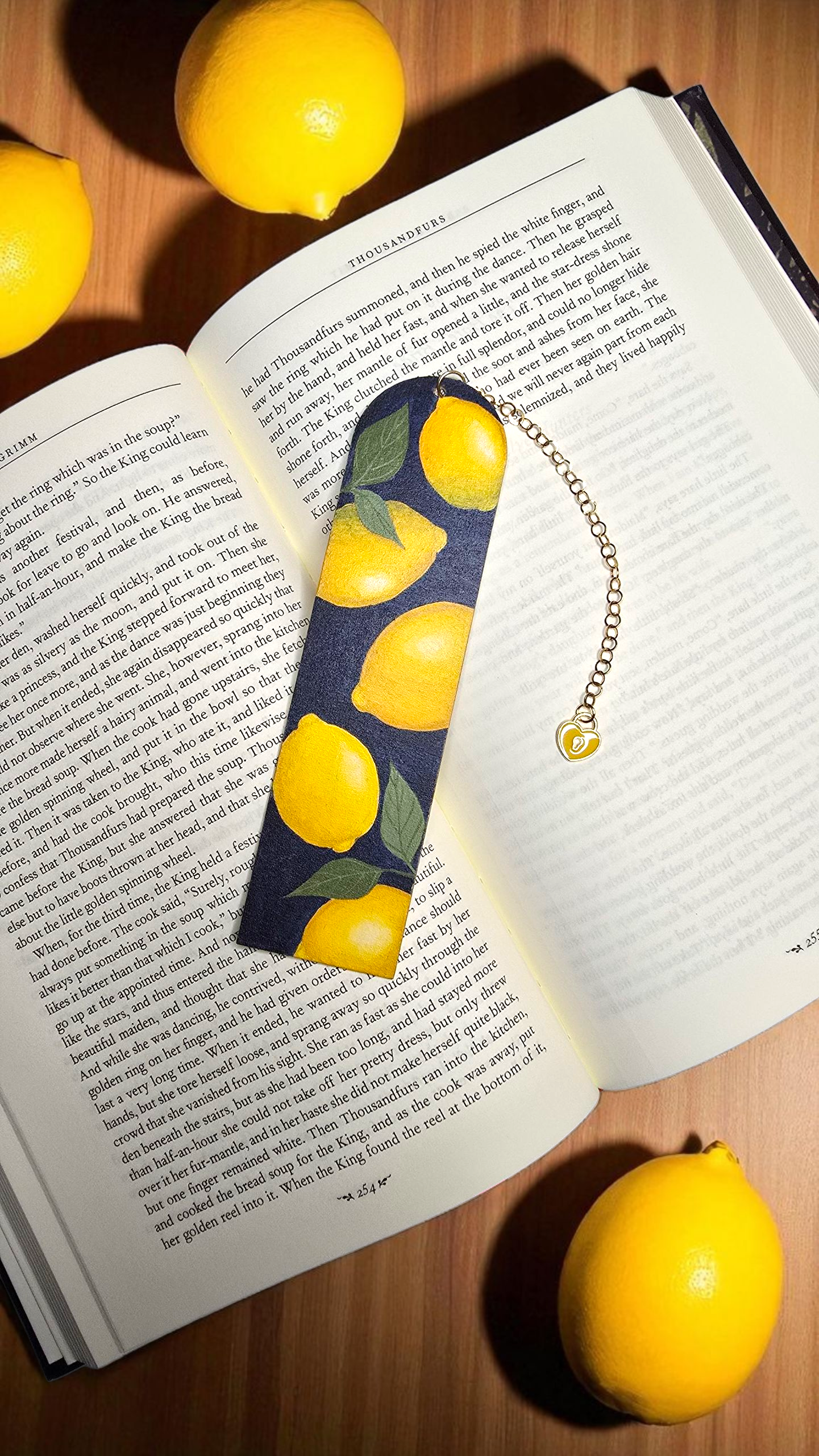 "Freshly Squeezed" Miniature Art Bookmark