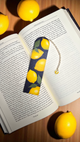 "Freshly Squeezed" Miniature Art Bookmark