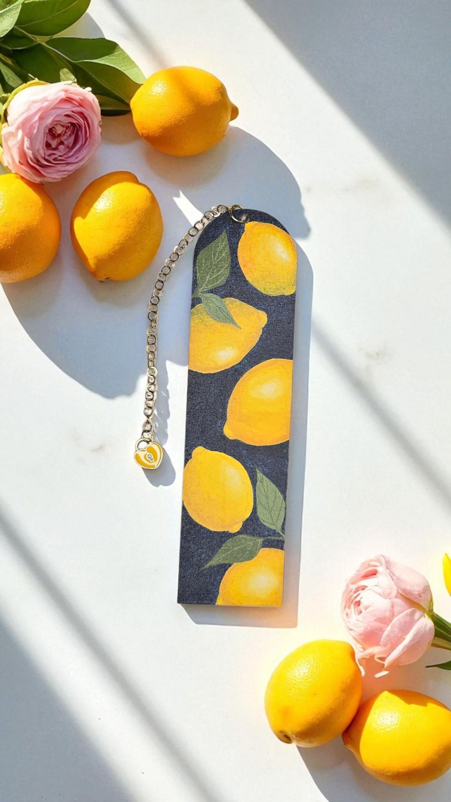 "Freshly Squeezed" Miniature Art Bookmark