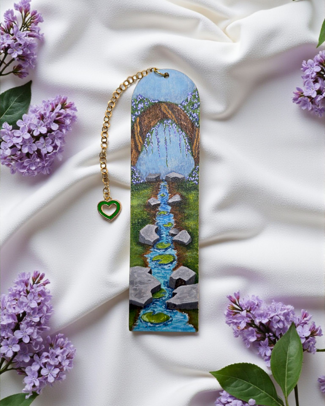"Stream of Dreams" Miniature Art Bookmark
