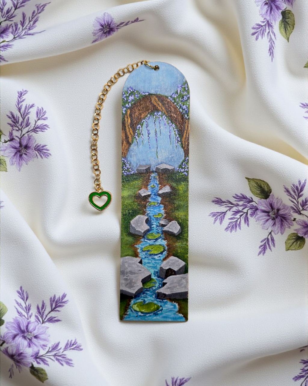 "Stream of Dreams" Miniature Art Bookmark