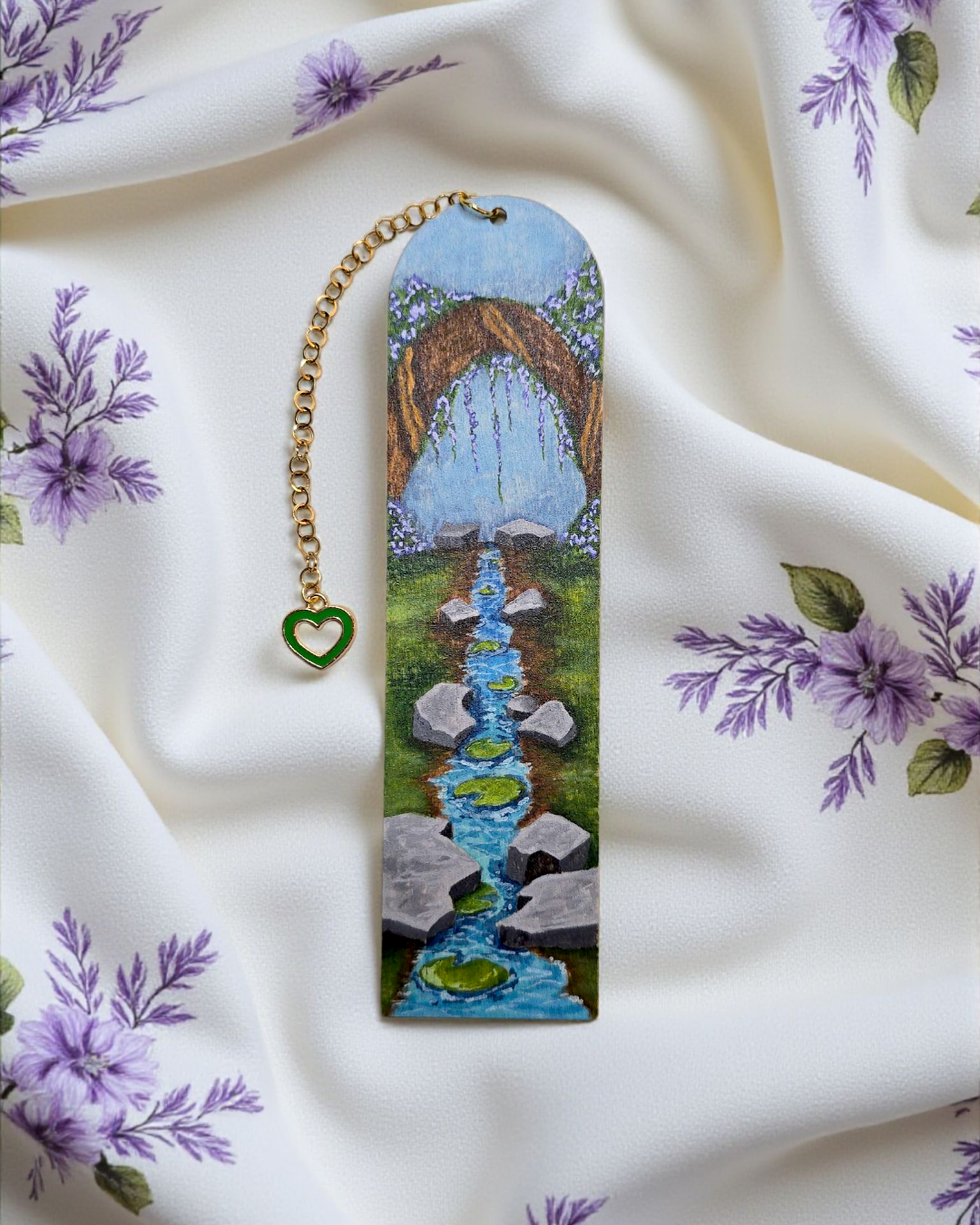 "Stream of Dreams" Miniature Art Bookmark