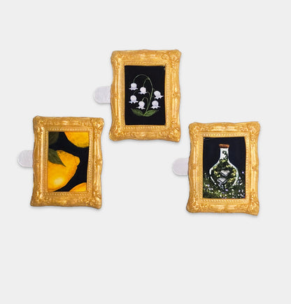 Mini Wax Frame Art – Set of 3