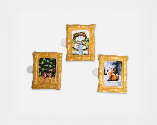 Mini Wax Frame Art – Set of 3
