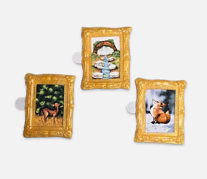 Mini Wax Frame Art – Set of 3