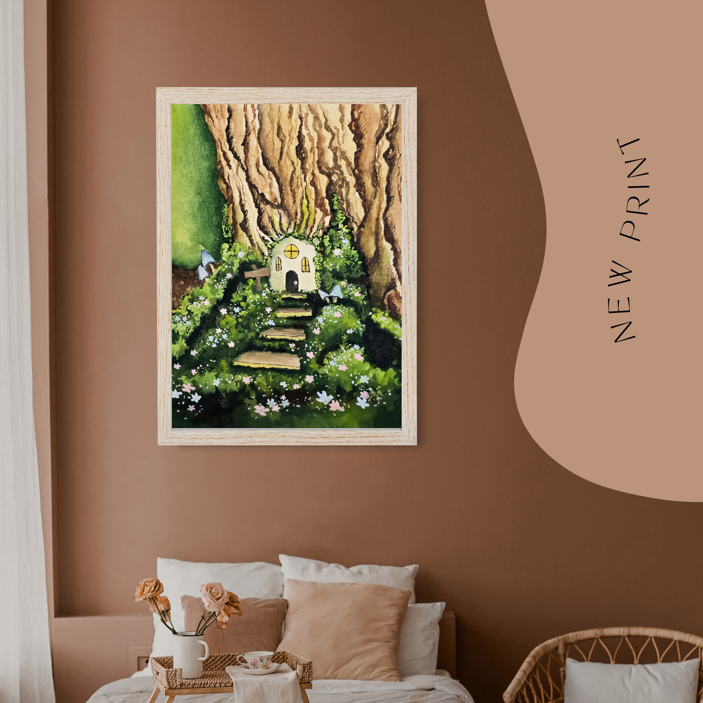 Hidden Fairy Home Wall Art Print