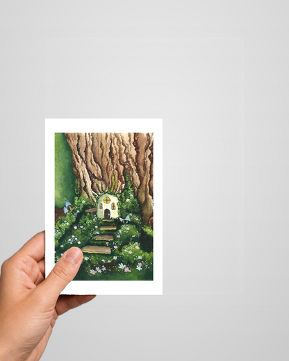 Hidden Fairy Home Wall Art Print