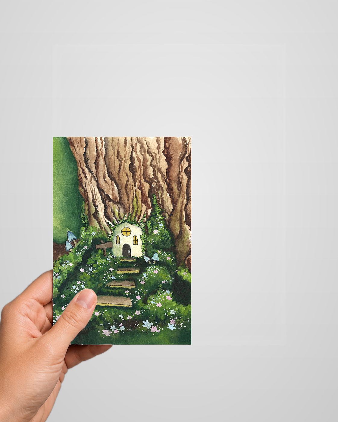Hidden Fairy Home Wall Art Print