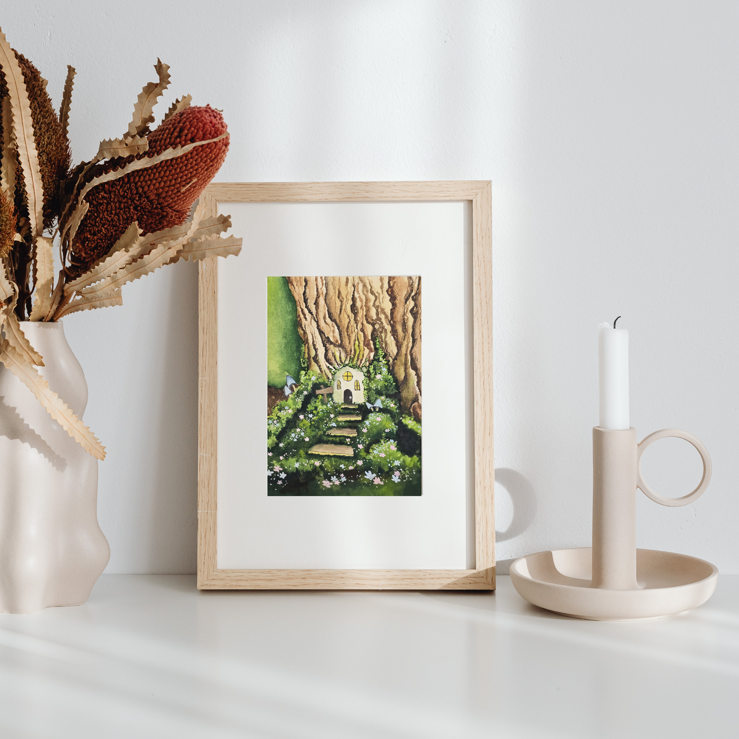 Hidden Fairy Home Wall Art Print