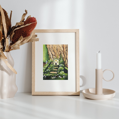 Hidden Fairy Home Wall Art Print