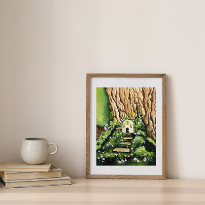 Hidden Fairy Home Wall Art Print