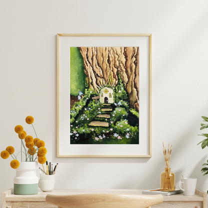 Hidden Fairy Home Wall Art Print