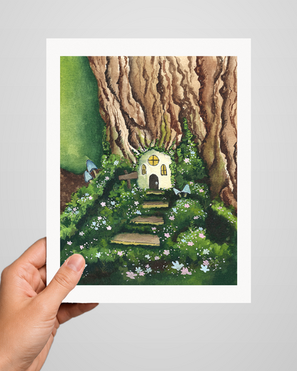 Hidden Fairy Home Wall Art Print