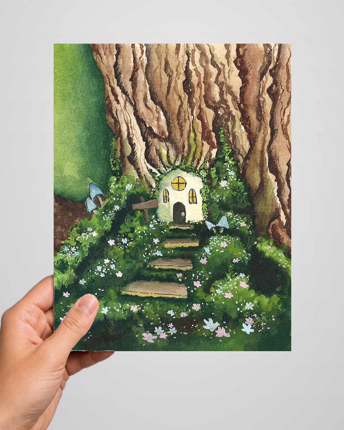 Hidden Fairy Home Wall Art Print