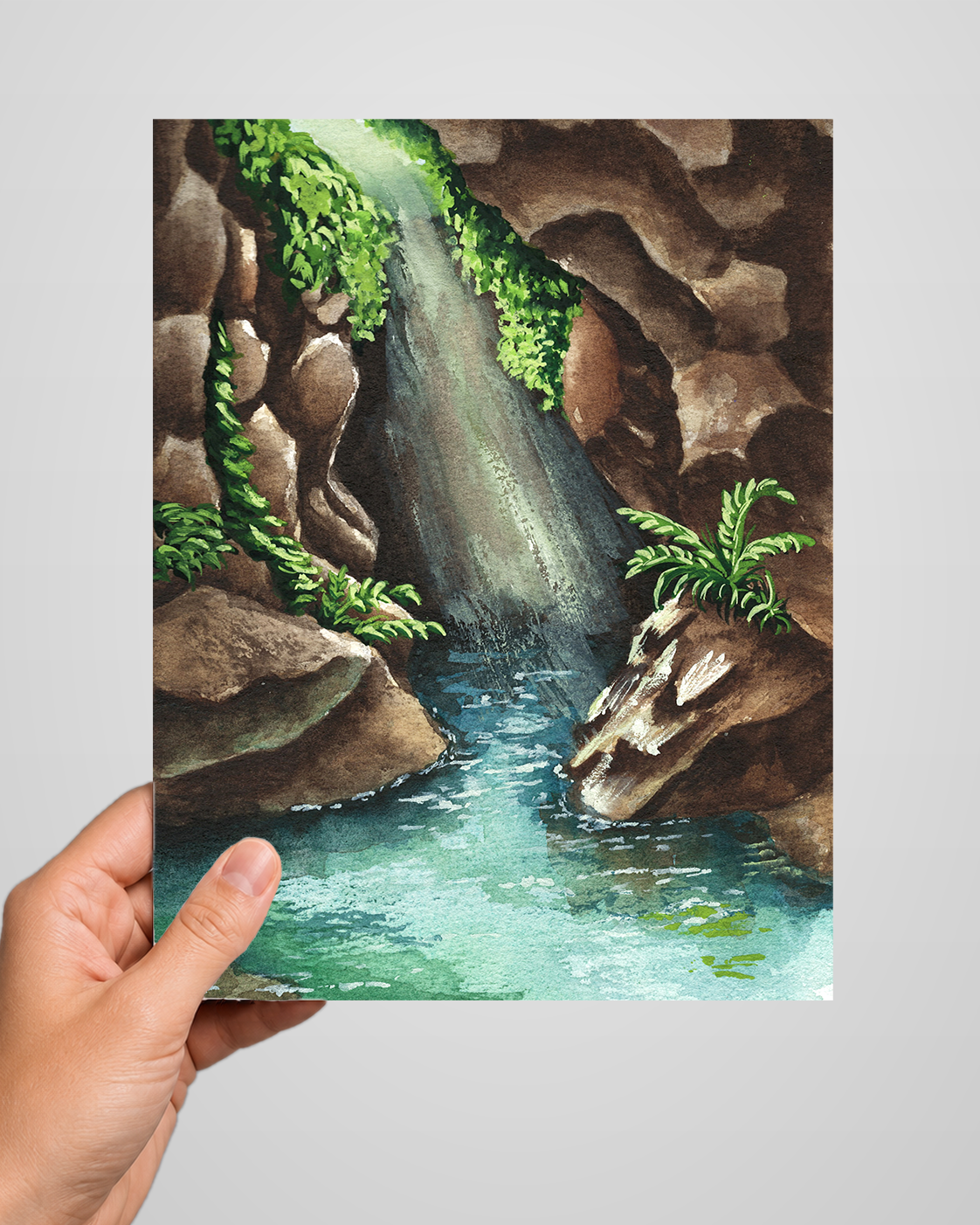 Water Cave Art Print