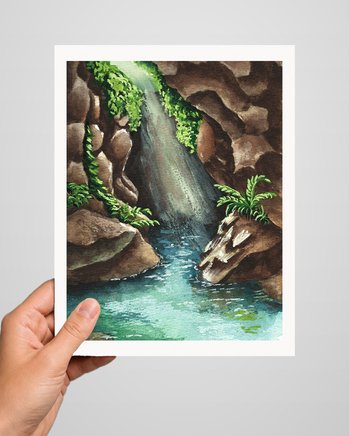 Water Cave Art Print