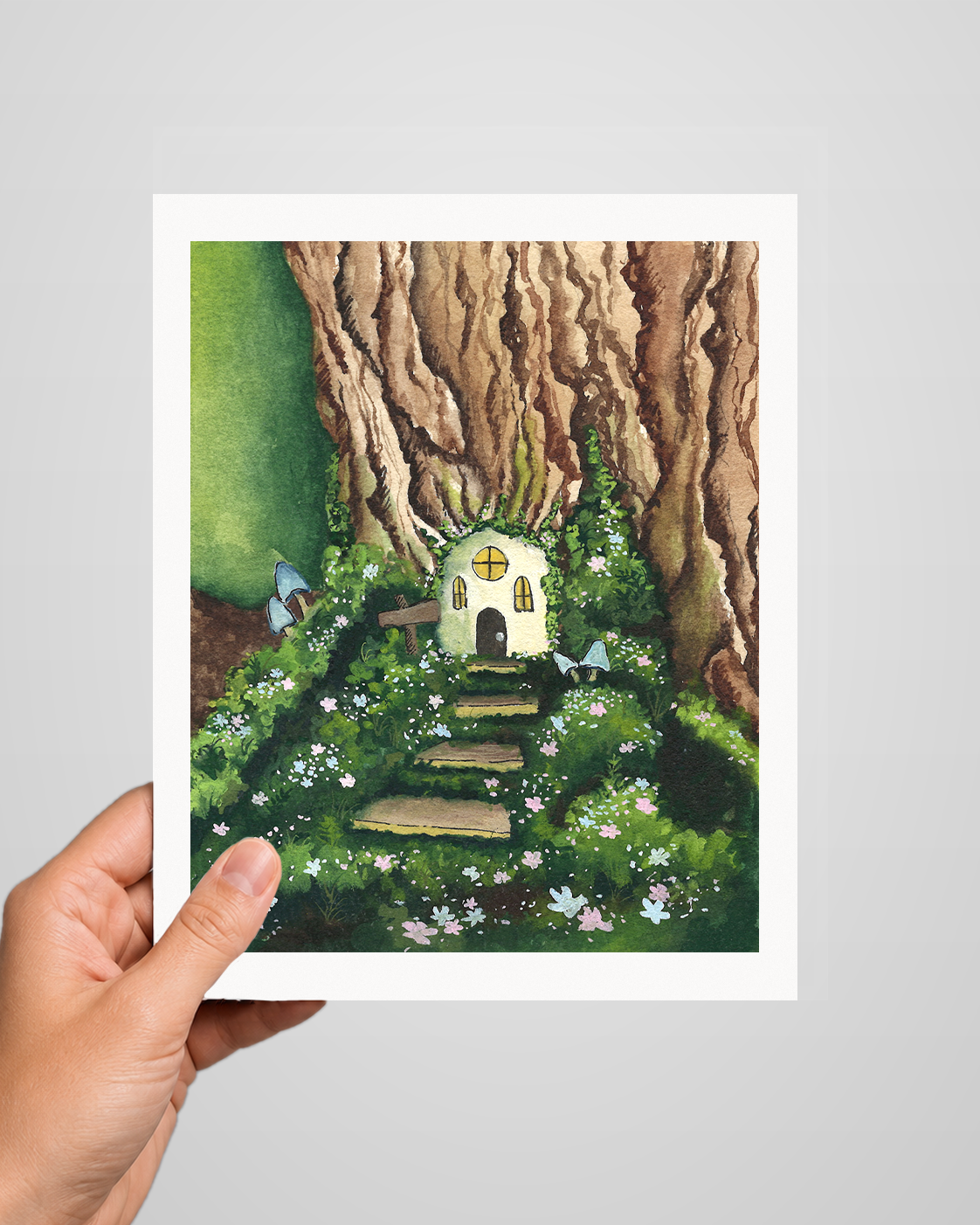 Hidden Fairy Home Wall Art Print