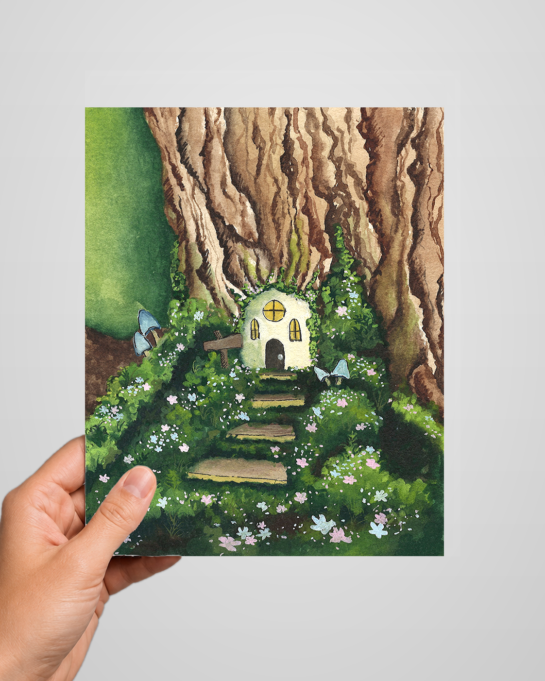 Hidden Fairy Home Wall Art Print