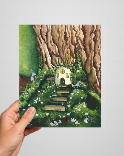 Hidden Fairy Home Wall Art Print