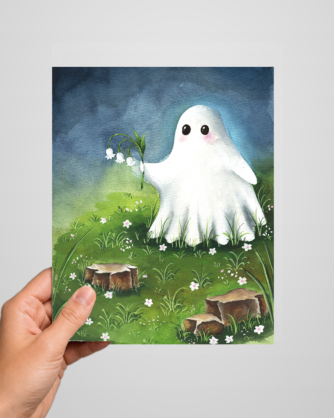 Little Ghost Art Print