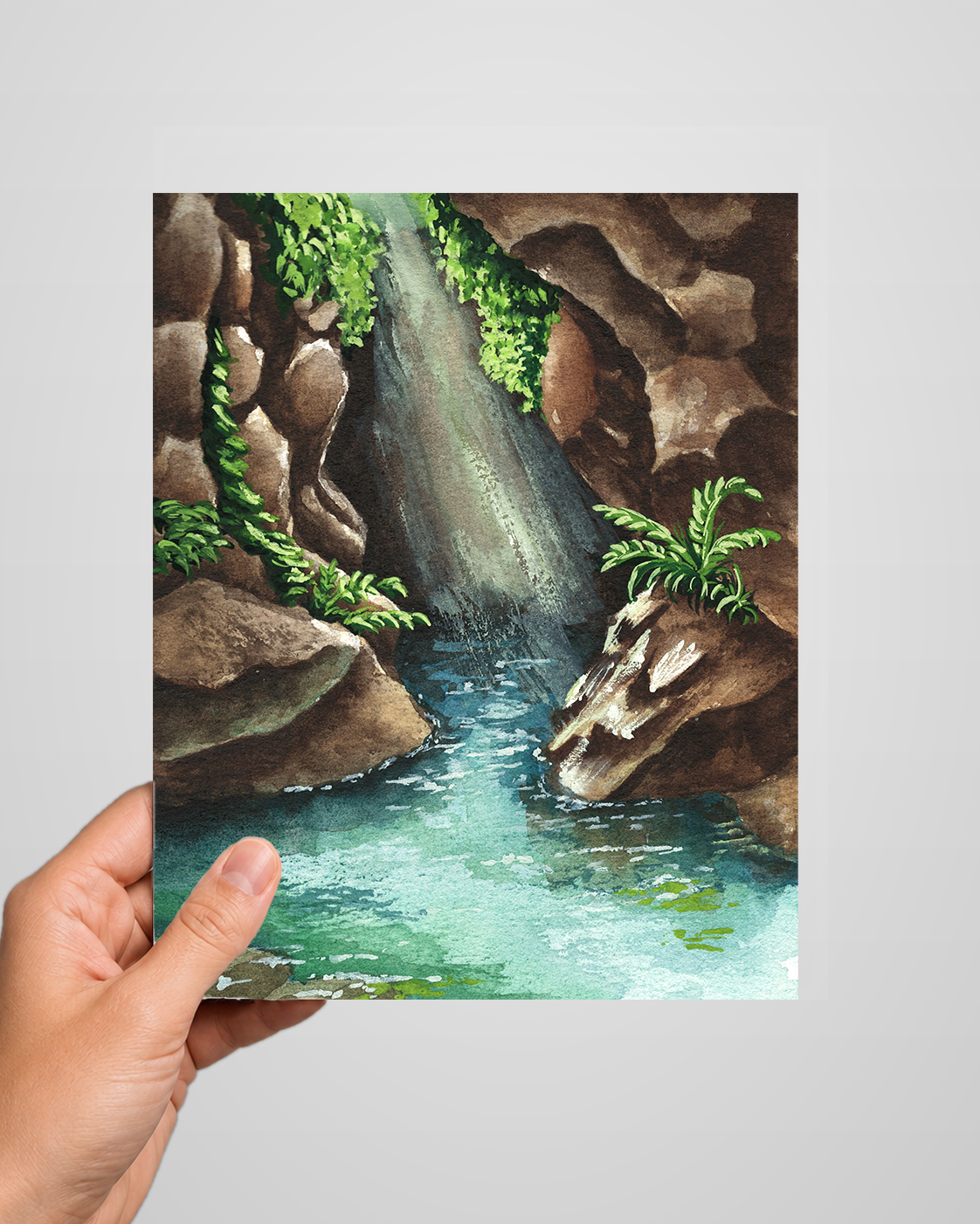 Water Cave Art Print