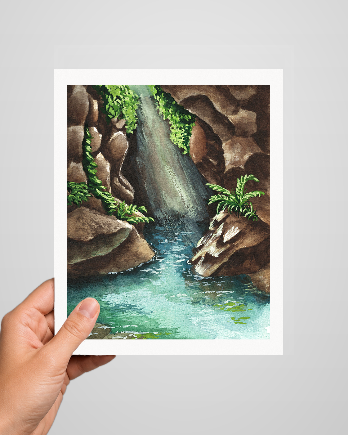 Water Cave Art Print