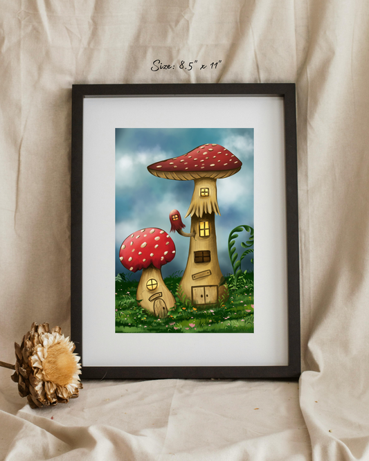 Fairy's Pay Rent Too Art Print
