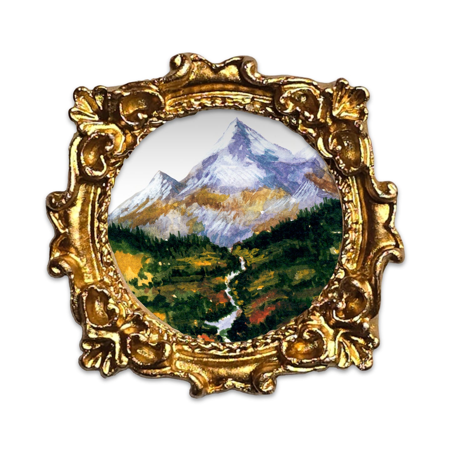 Petite Mountain View Fine Art Print Frame