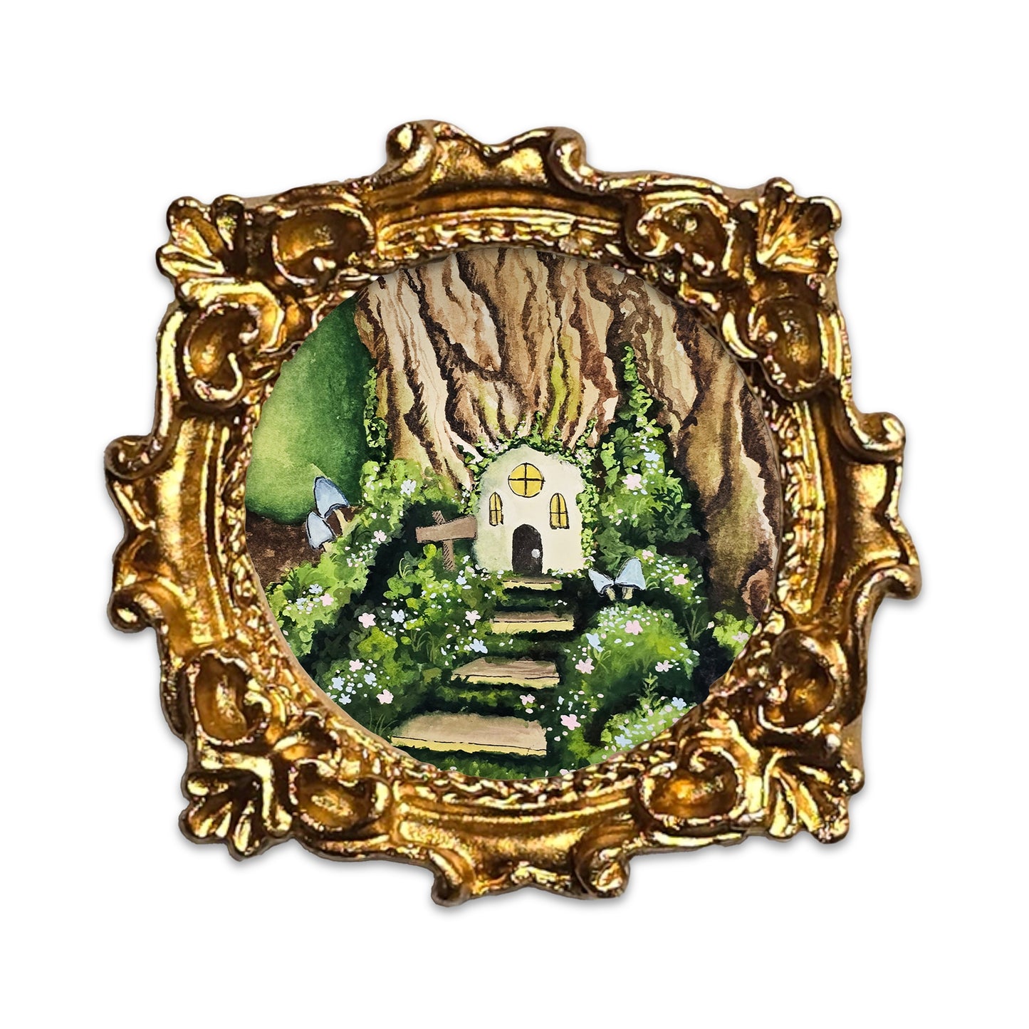 Petite Fairy Hidden Home Fine Art Print Frame