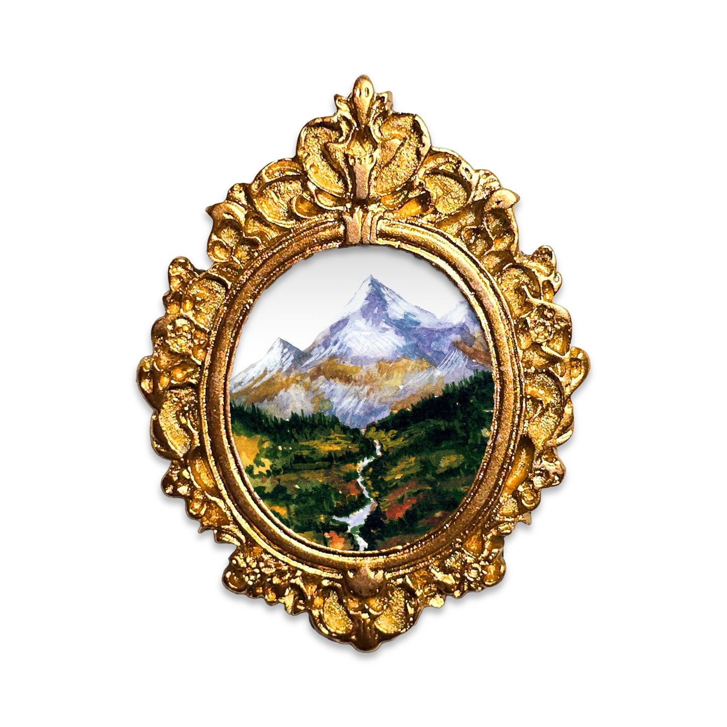 Petite Mountain View Fine Art Print Frame