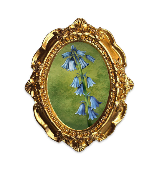 Palm Size Bluebell Art Print (Wall Ready)
