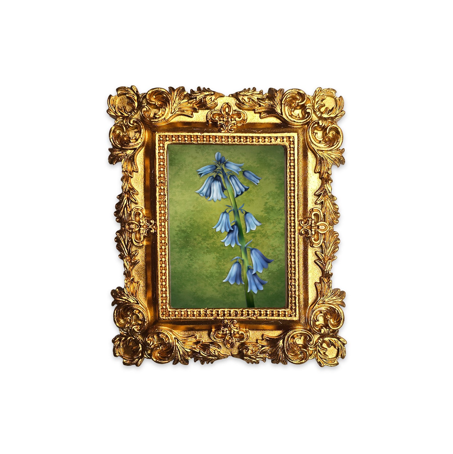 Palm Size Bluebell Art Print (Wall Ready)