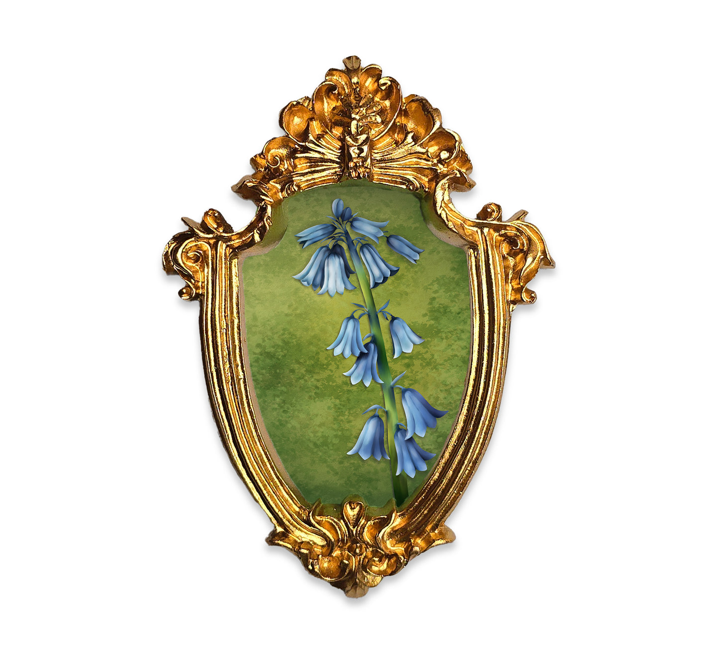 Palm Size Bluebell Art Print (Wall Ready)
