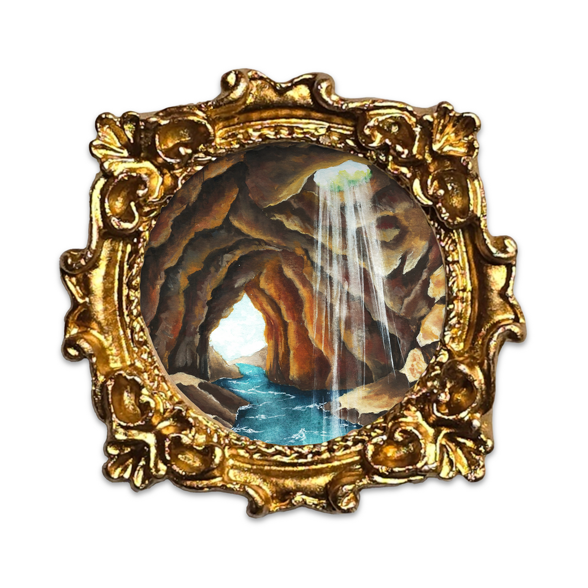 Petite Cave Art Print Frame
