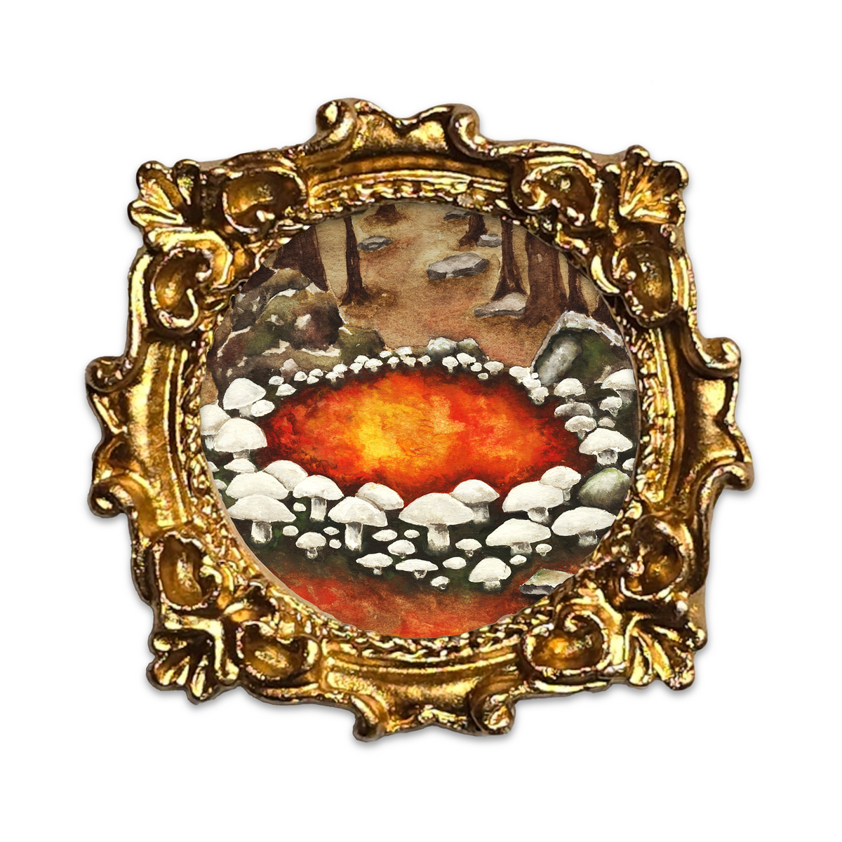 Petite Fairy Ring Art Print Frame