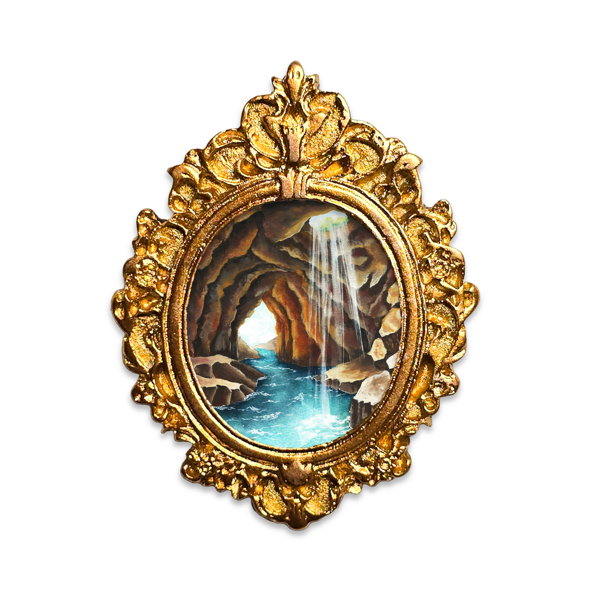 Petite Cave Art Print Frame